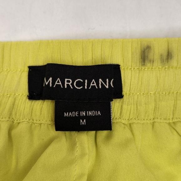Marciano Yellow High Slit Beaded Pants - Picture 7 of 9